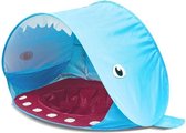 Strand Tent Met Zwembad - Haai - UPF 50+ UV Werend - Waterdicht - Pop Up - Baby & Kind