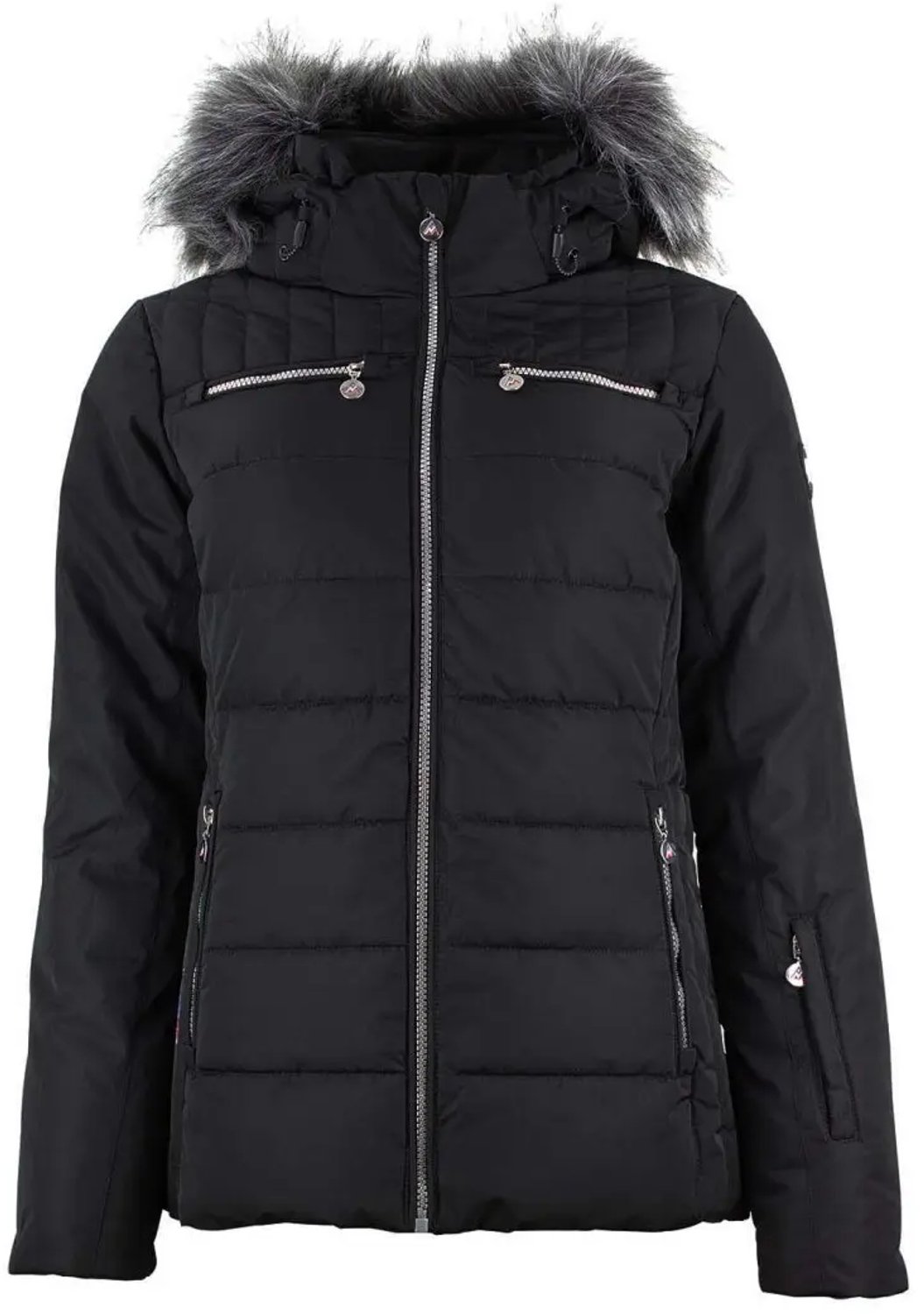 Donsjack voor dames Peak Mountain Asalpo Zwart