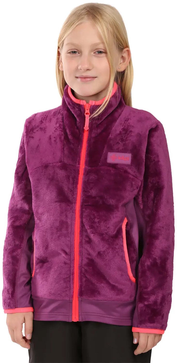 Fleece met volledige rits voor meisjes Kilpi Skathi Donker Violet
