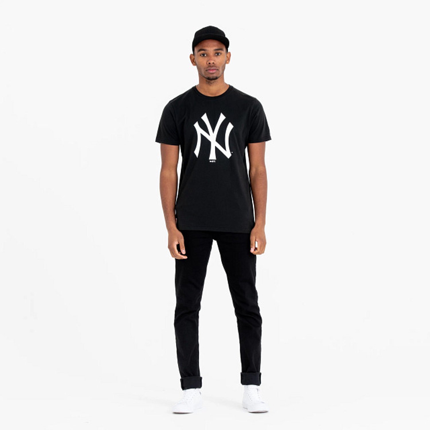 T-shirt New York Yankees Zwart