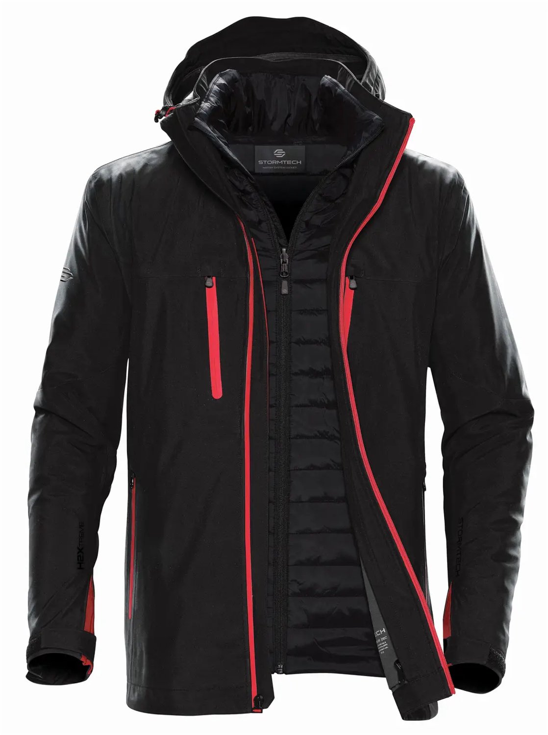 Stormtech Men´s Matrix System Jacket ST128 /Bright Zwart