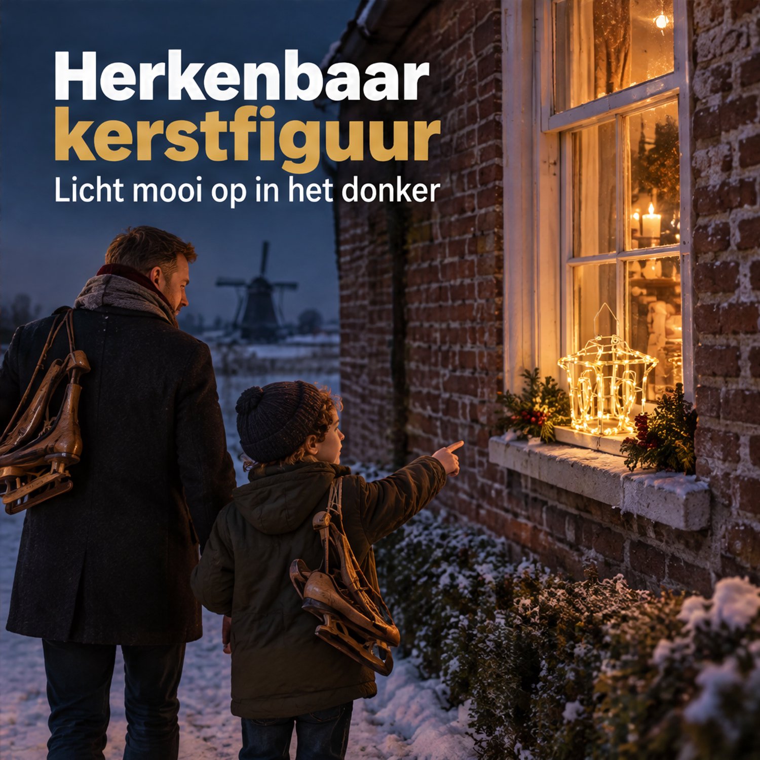 Levano Kerstverlichting Buiten - Kerstversiering - Kerstdecoratie voor Binnen - Kerstverlichting op Batterij - Kerstlampjes - Kerstlichtjes - Lichtslang - Lantaarn voor Buiten - Kerstlantaarn - Verlichte Kerstfiguren - Warm Wit - Timer - IP44 – foto 7
