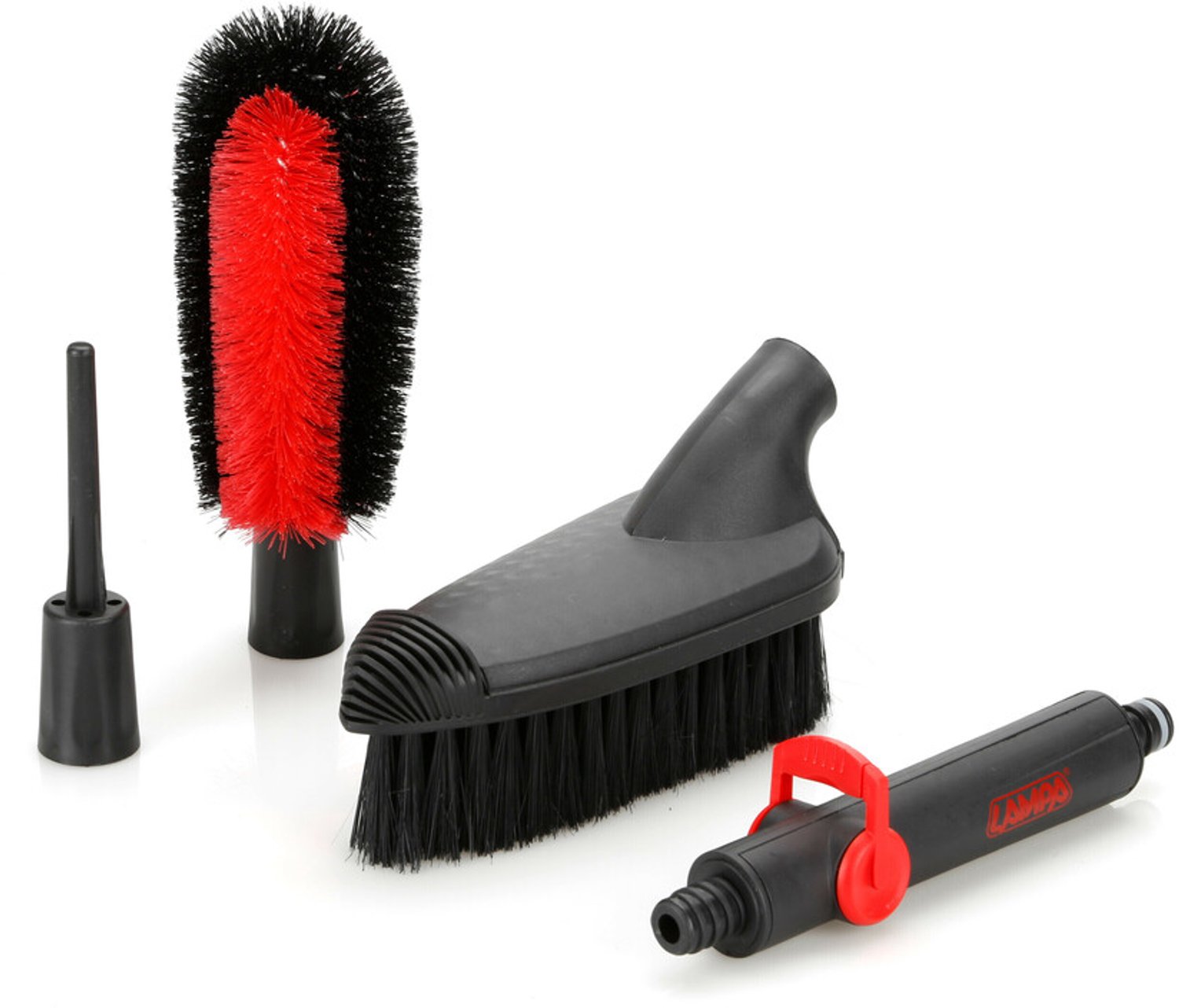 Flow-Pro Kit 3-in-1 multifunctionele waterborstel - Voor auto, velgen, camper, boot en meer