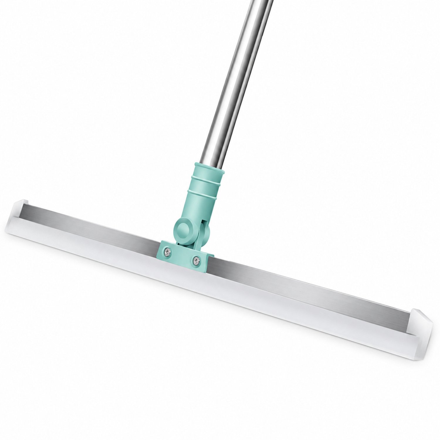 Siliconen vloertrekker 35 cm met steel voor badkamer en toilet