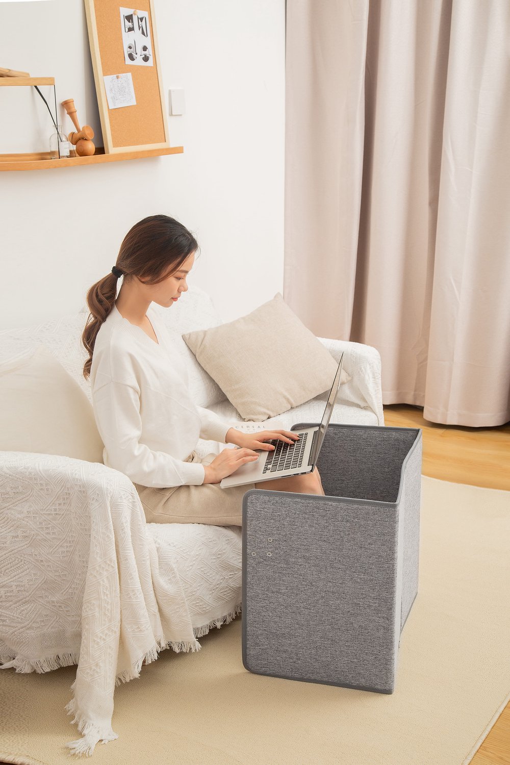 Opvouwbare - Infrarood verwarming paneel XL 130cm x 50cm - 200W Portable warmer – foto 2