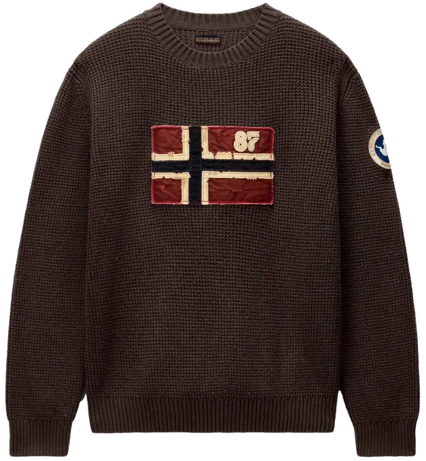 Trui Napapijri Archive Bruin