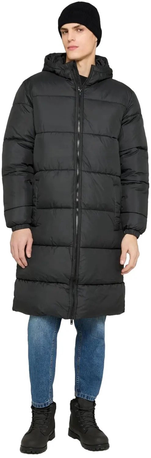 Lange jas Urban Classics Zwart