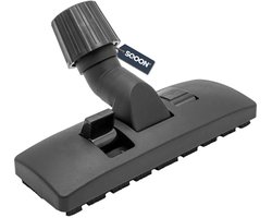 SQOON® Combi zuigmond universeel geschikt voor 30-37 mm aansluiting - Met nylon haren - Voor harde vloeren en tapijt - Past op meeste stofzuigers zonder merkgebonden koppeling
