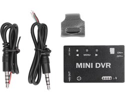 Mini FPV DVR Module met ingebouwde batterij, video- en audio-opname voor RC drones en voertuigen