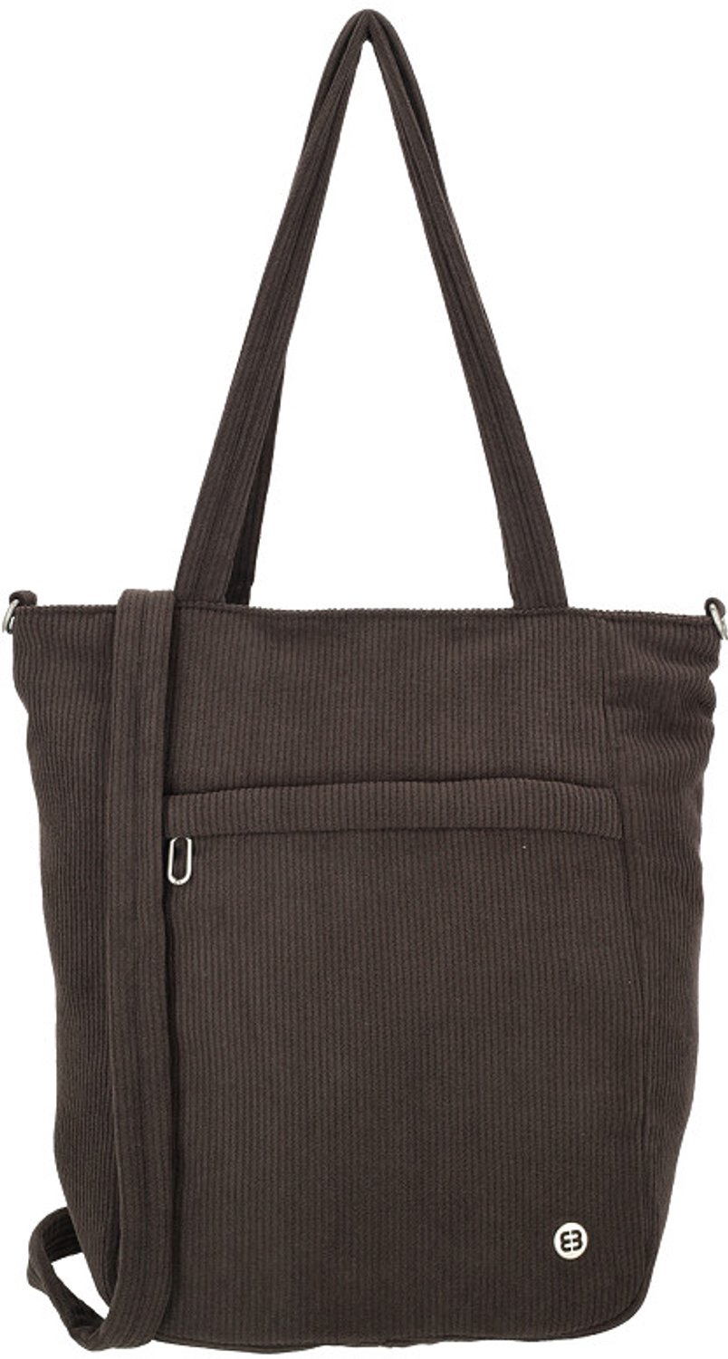 Beagles Corduroy Shopper Schoudertas - DonkerBruin