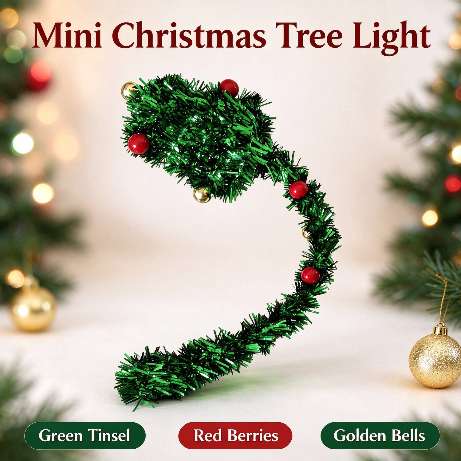 Projectorlamp - Kerst Projectorlamp - Kerstboom Nachtlamp - met 6 Projectiepatronen - USB Kerstverlichting - Flexibel Ontwerp - LED Sfeerverlichting voor Muur en Plafond - Kerstdecoratie voor Woonkamer, Slaapkamer en Feest