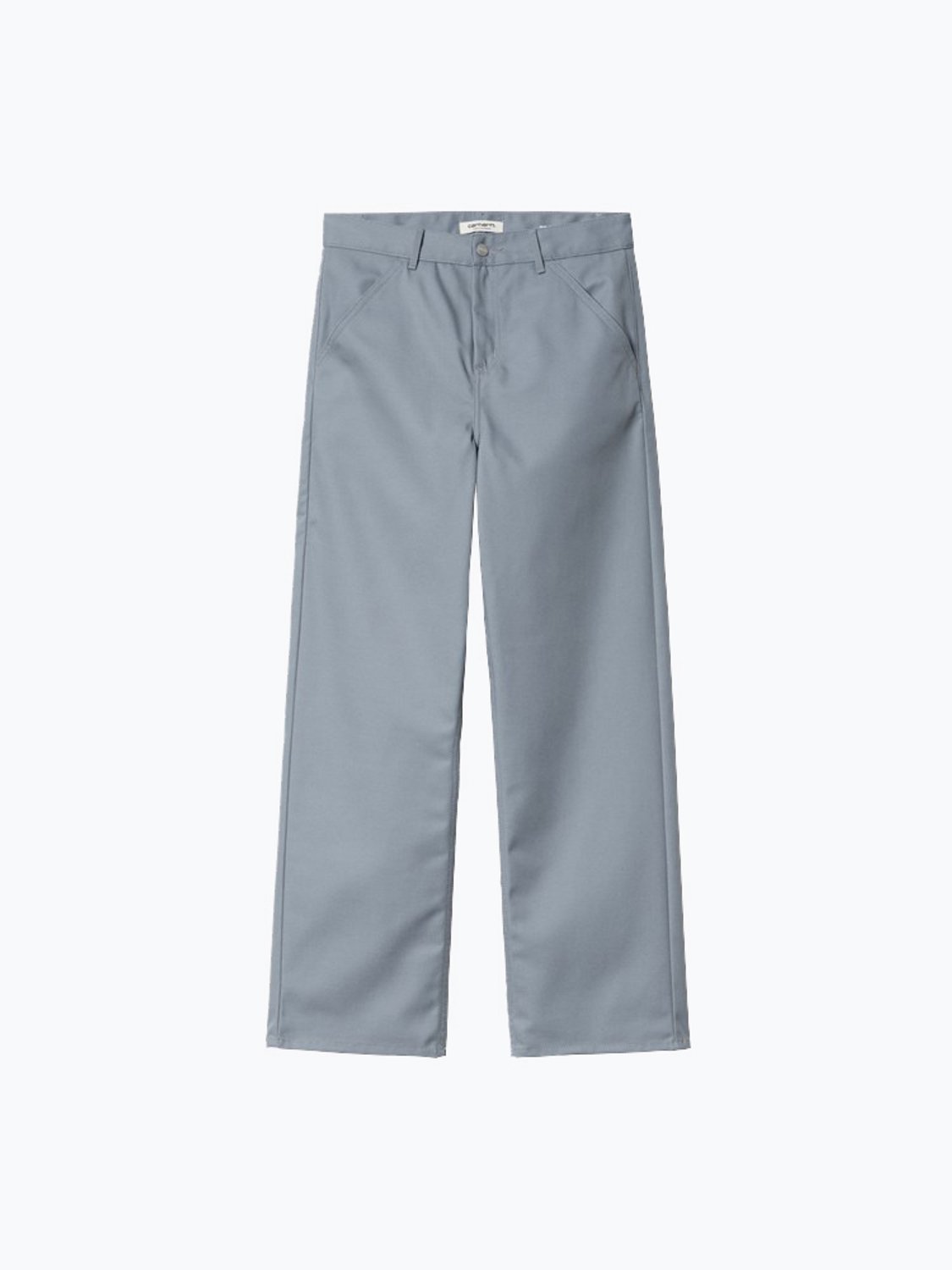 Carhartt W simple pant mirror rinsed 24 Grijs