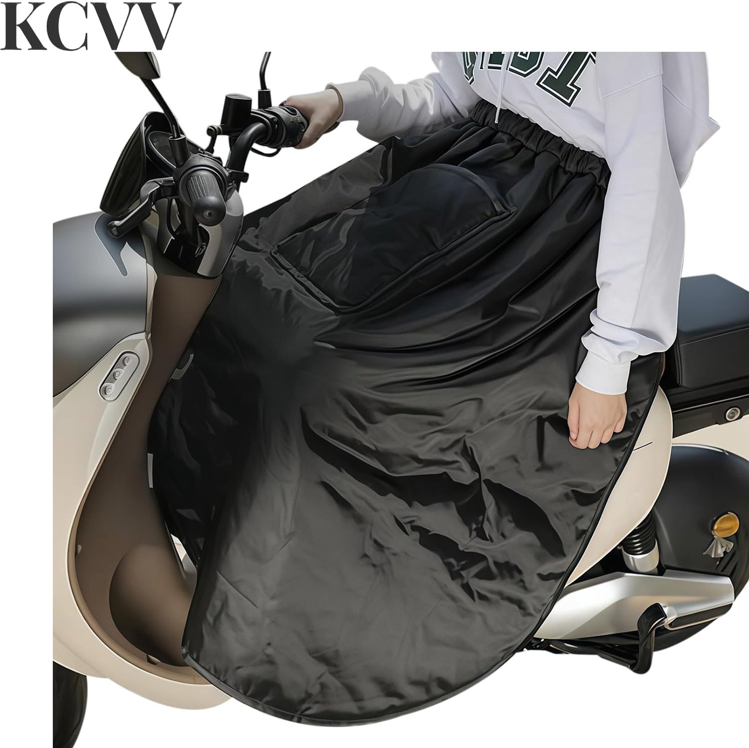 Beenbeschermingsrollen voor scooters -beenkleed scooter-beenkleed scooter universeel-beenkleed scooter kymco- Scooterdeken met zakken voor de winter - weerbestendige bescherming - universele beenbescherming voor scooters en motorrijders - 135x95 cm