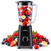 Tomado TTB1001B - Blender – Smoothie maker - 1 liter - 2 snelheden - 300W - Pulsestand – Zwart