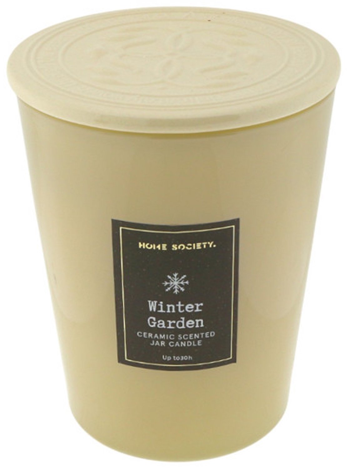 Home Society Geurkaars - Luxe - Winter Garden - tot 50 uur - 3 lonten Creme