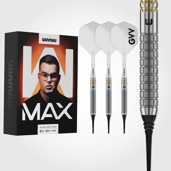 Winmau Gian van Veen W Max 90% - Soft Tip Darts van Winmau — afbeelding 3