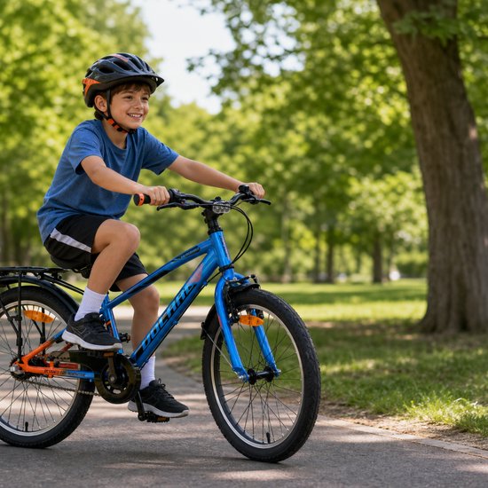 Volare Explorer Kinderfiets - Jongens - 24 inch - Blauw - Shimano Nexus 3 — afbeelding 2