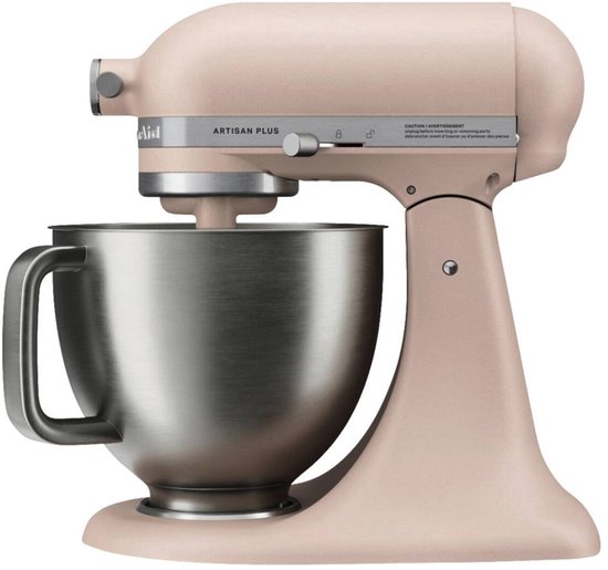 KitchenAid 5KSM50PKVEFT Artisan Plus Standmixer Feather pink van ktichenaid — afbeelding 2