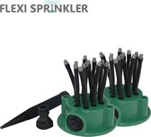 Orange Donkey Flexipoint Sprinkler 2-pack sproeier set 2x 12 stuks flexibele sproeikoppen - Irrigatie tuinsproeier - Tuinsproeier