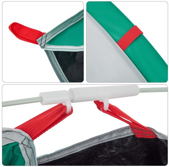 vidaXL - Strandtent - 2-persoons - pop-up - waterdicht - zeegroen van Vidaxl — afbeelding 2