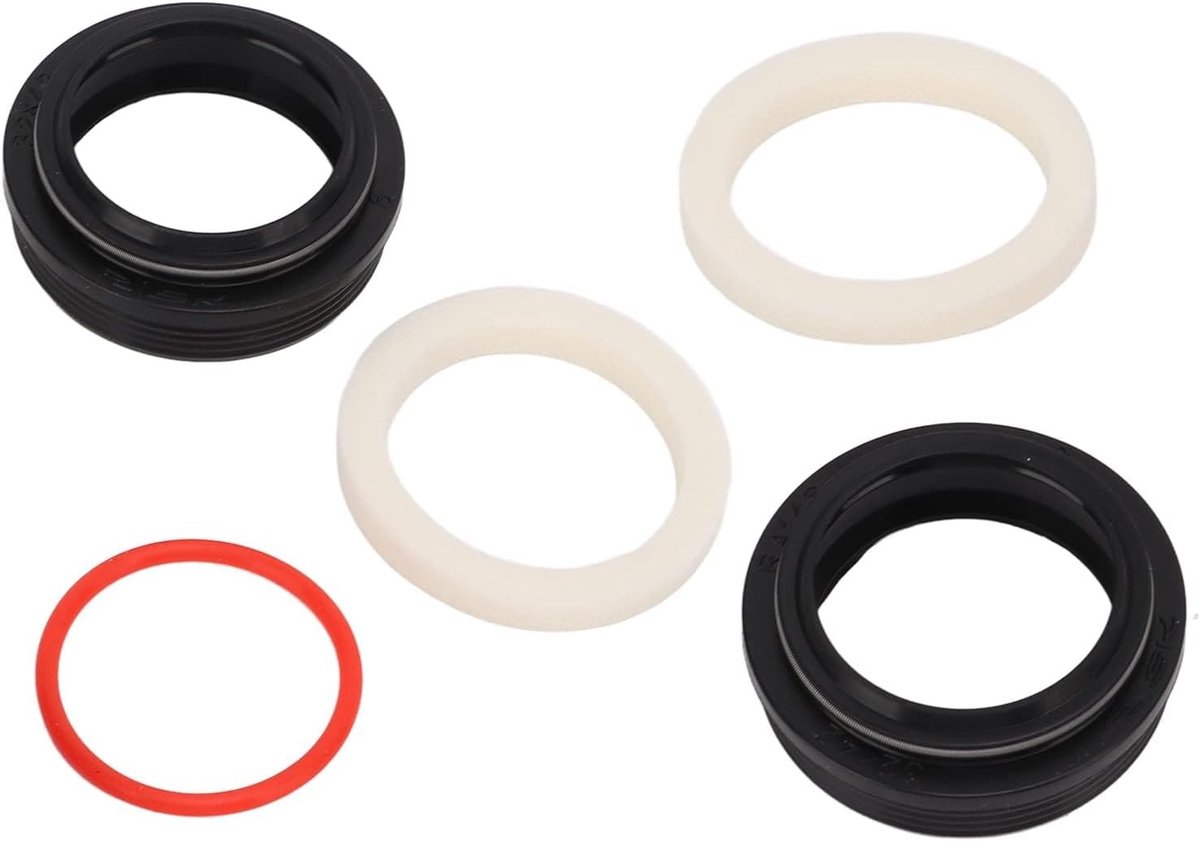 32mm Stofafscherming Set voor Fietsvork, Vorkafdichtingskit met Lage Wrijving, Fietsaccessoires voor Voorvorken
