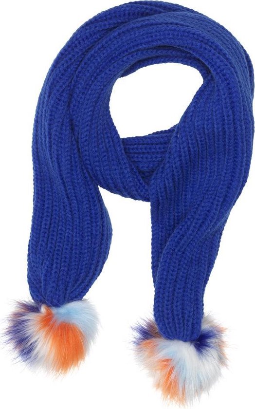 Mim-pi Meisjes Sjaal - Kobalt blauw - Maat one-size