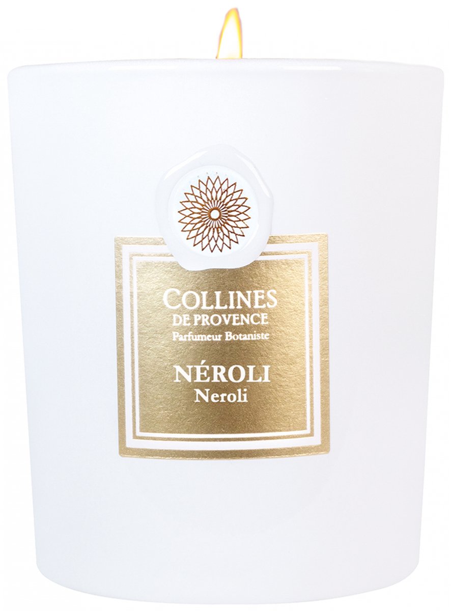 Collines de Provence Bloemen en Schors Kaars 360 g (Geur : Neroli)