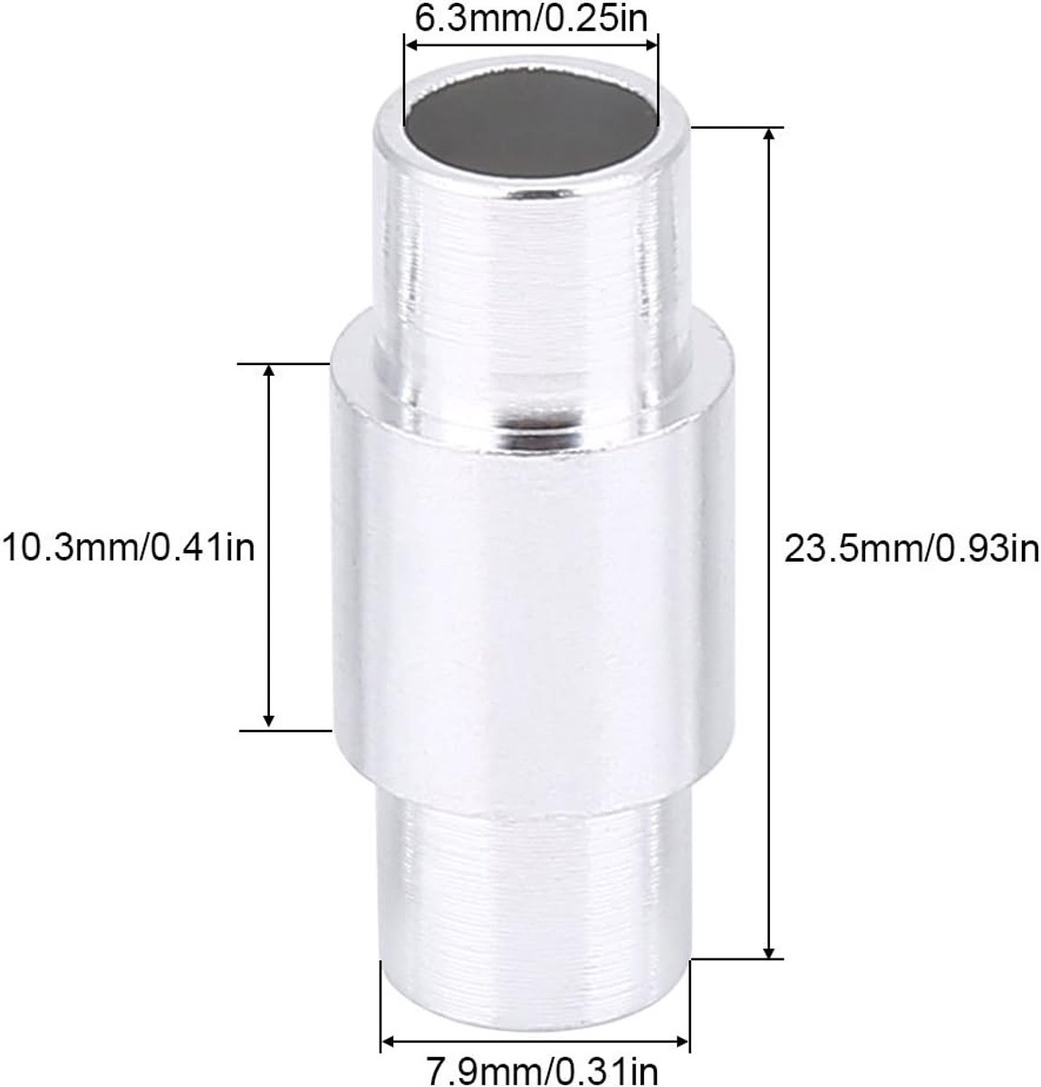 10 Stuks Wiellagers en Spacer voor Inline Skates, Aluminium Speed Spacer voor 8mm en 6mm Assen