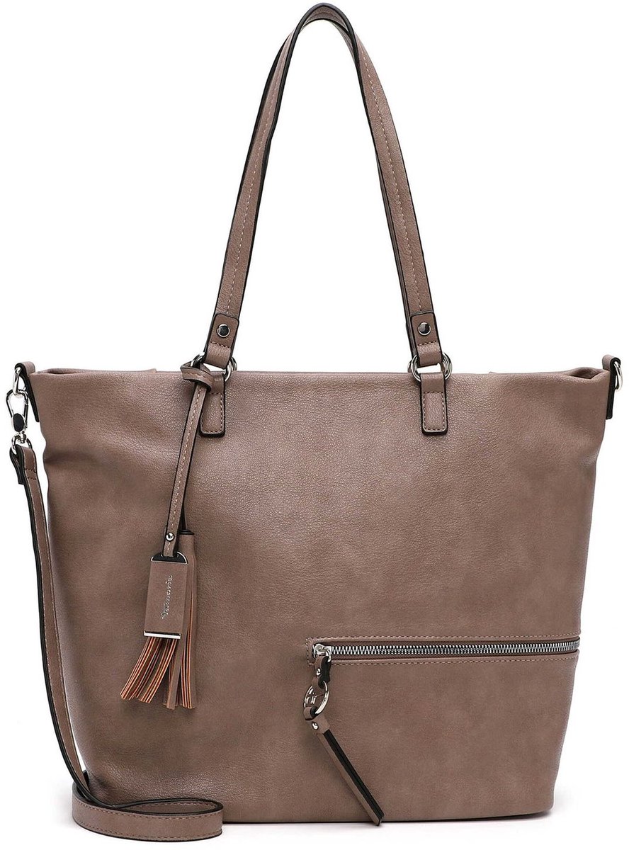 Tamaris shopper schoudertas Nele Shopper Darktaupe