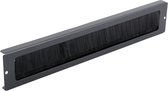 Alfaco 19-CEBM-UN, Kabelinvoer paneel met borstel voor het dak van 19 inch serverkasten, type 1, zwart
