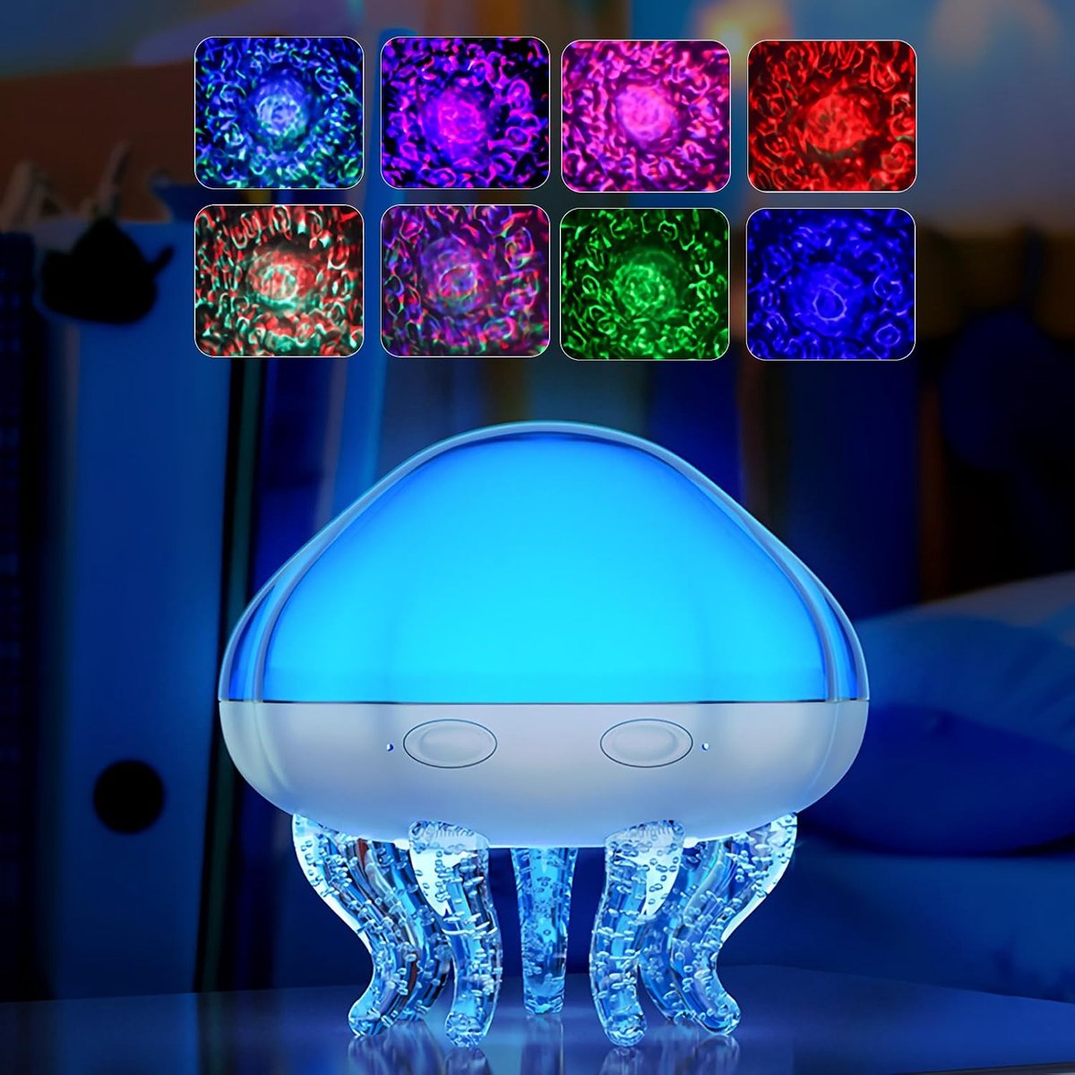 Oceaangolfprojector – Leuk nachtlampje met timer en afstandsbediening – Romantische sfeerprojector – Slaapkamerdecoratie, cadeau voor meisjes en jongens, kerst-/verjaardagscadeau