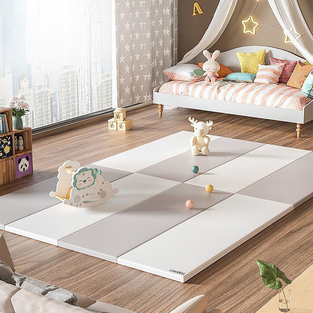 Speelmat Baby & Kind 140x200cm – Extra Dik 4cm – Opvouwbaar Speelkleed – Duurzaam & Multifunctioneel met EPE Foam – Ideaal voor Spelen & Gym