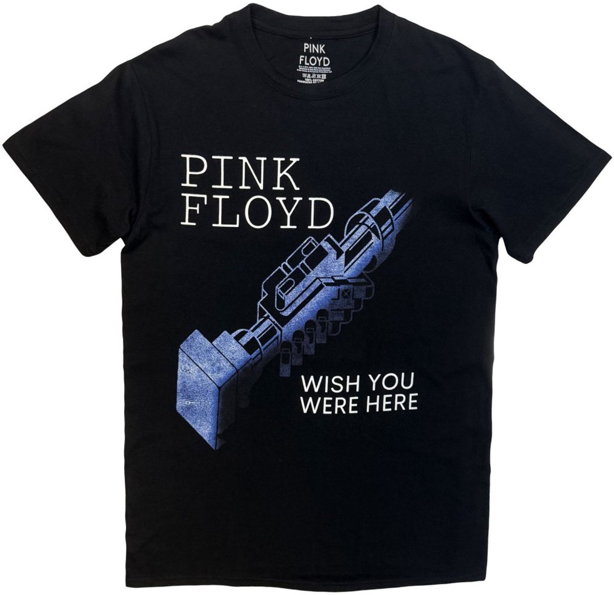 Pink Floyd - WYWH Robot Hands Heren Tshirt - M - Zwart