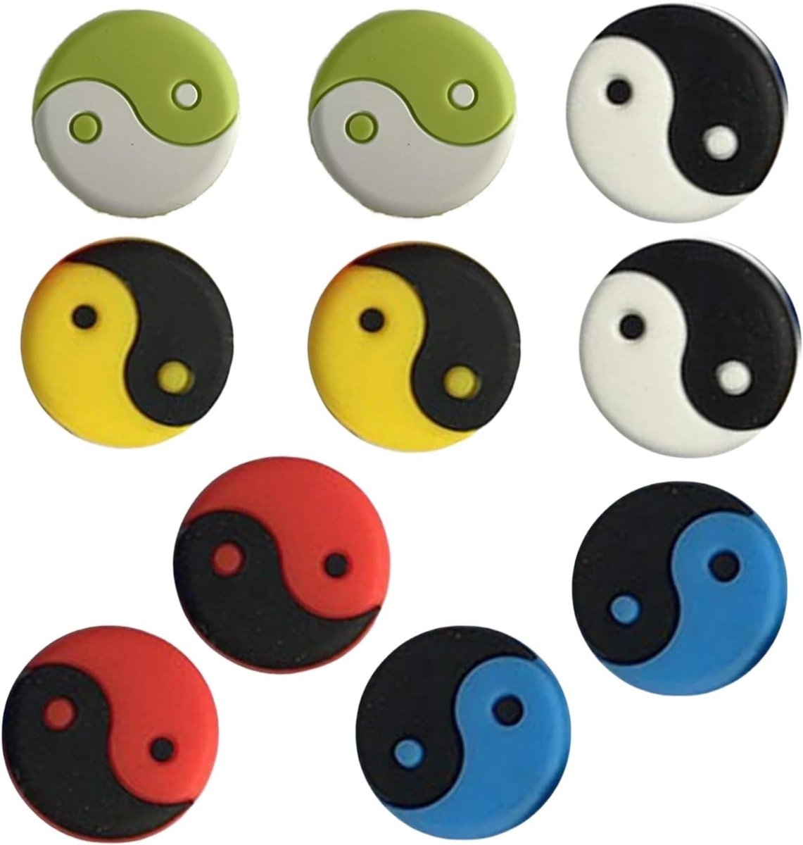 Tennis Rackets Schokabsorber, 10 Stuks Vibratiedemper voor Tennis, Verminder Trillingen, Verbeter Speelcomfort en Precisie voor Tennisliefhebbers