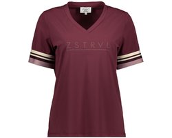 Zoso T-shirt Desiree 264 Bordeaux Dames Maat - XXL