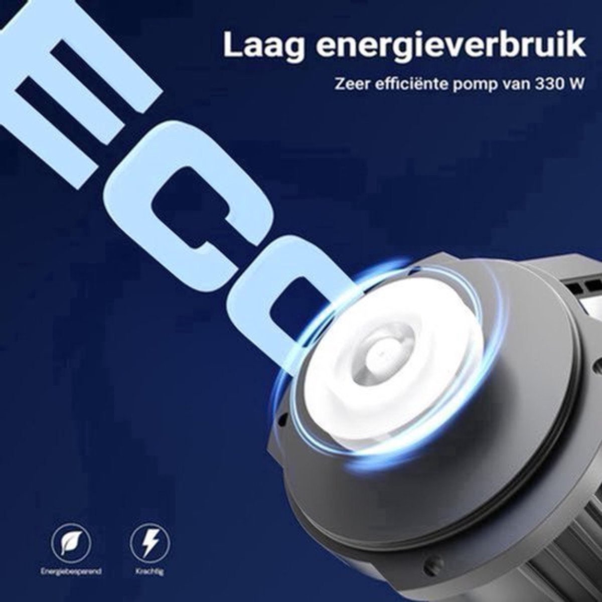 Vijverpomp – Filterpomp – Dompelpomp – Circulatiepomp – Waterpomp – 330 Watt Krachtige Motor – Maximaal Debiet 26.000 L/H