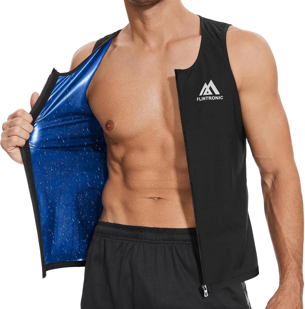 Heren Sauna Vest voor Gewichtsverlies, Zweet Top, Body Shaper en Fitness Outfit voor Effectieve Training