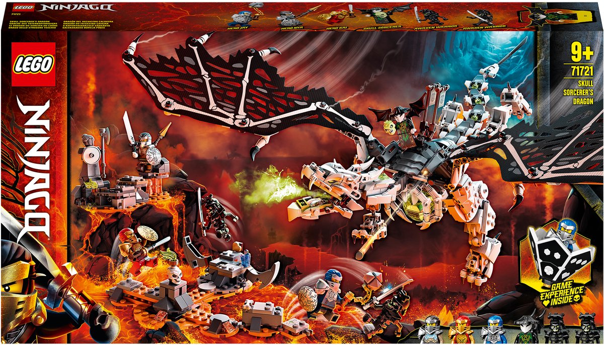 Bol.com LEGO NINJAGO Skull Sorcerer’s Draak 71721 aanbieding