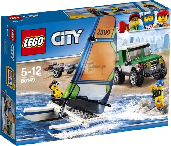 LEGO City 4x4 met catamaran 60149