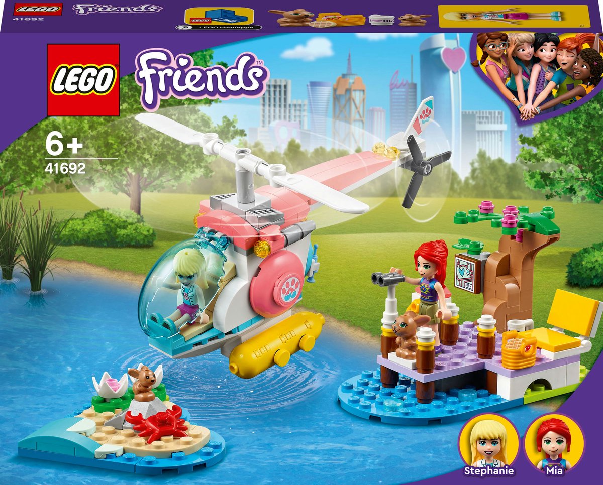 LEGO Friends Dierenkliniek reddingshelikopter