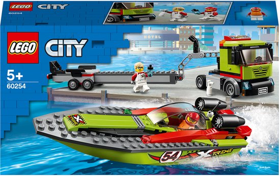 LEGO City Race Boat Transporter 60254