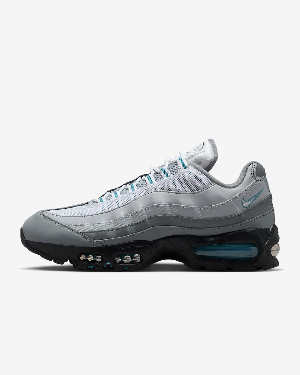 Nike Air Max 95 Big Bubble – Cool /Mineral /Wolf /Metallic Air Max Lifestyle Heren Sneakers voor Mannen Grijs