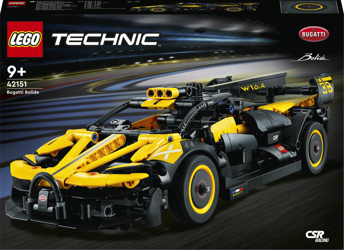 Bol.com LEGO Technic Bugatti Bolide Sportwagen Model Auto Bouwpakket voor Kinderen 42151 aanbieding