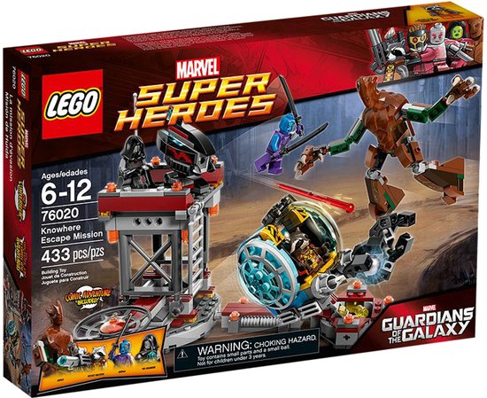 LEGO Marvel Super Heroes Knowhere Escape Mission, Bouwpakket, 6 jaar, 433 stuk(s)