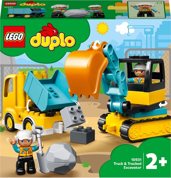 LEGO DUPLO Truck & Graafmachine met rupsbanden