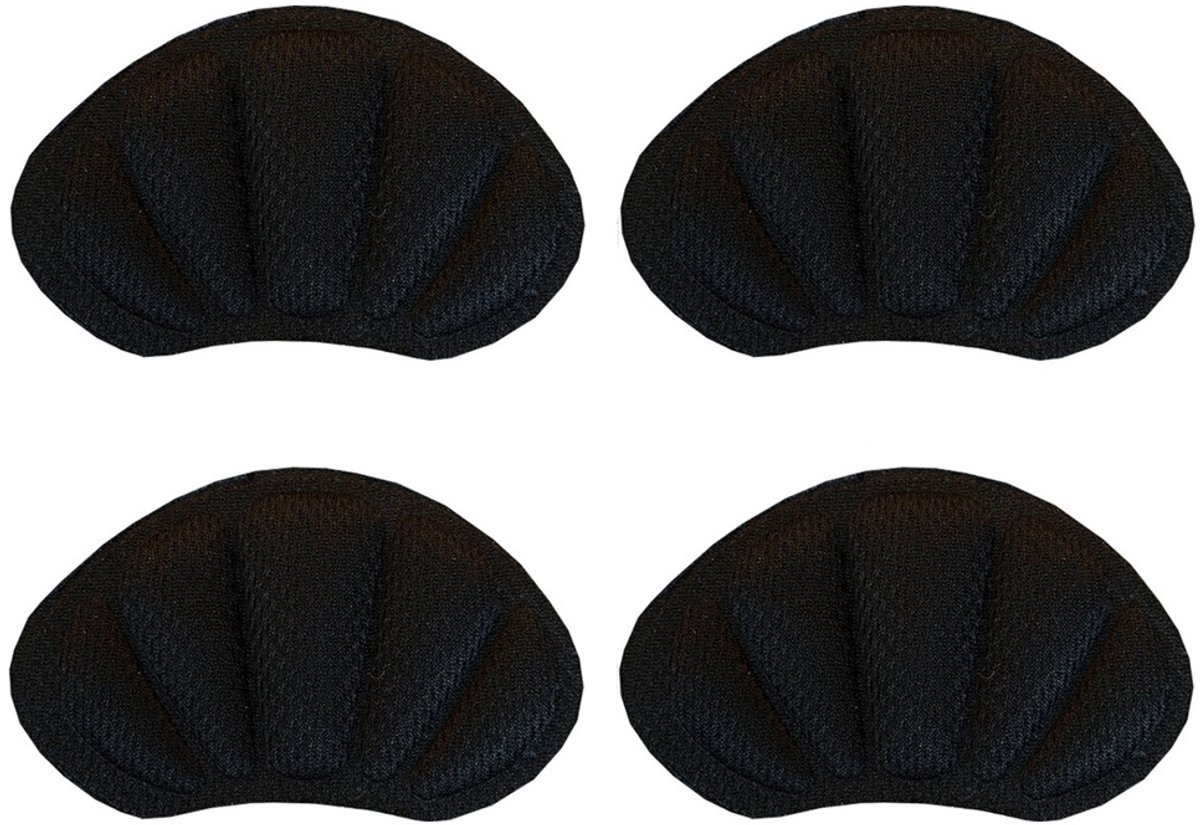 Sodrai Luxe Hielzooltjes - 4 stuks - Hielzool - Hakbeschermers - Premium Hielbeschermers - Anti-slip - Kleur Zwart - Schoenmaat Universeel - Hiel beschermers - Hielkussens