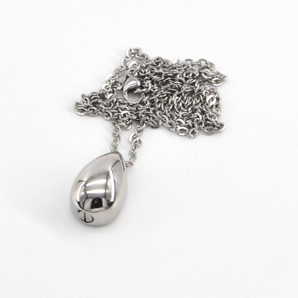 Ashanger- keepsake- druppel met schakelketting