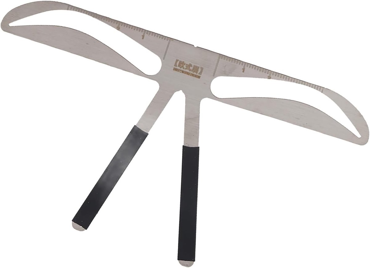 DIY Wenkbrauw Sjablonen voor Perfecte Wenkbrauwen, Wenkbrauw Meetlat en Microblading Tool voor Nauwkeurige Positionering en Verzorging