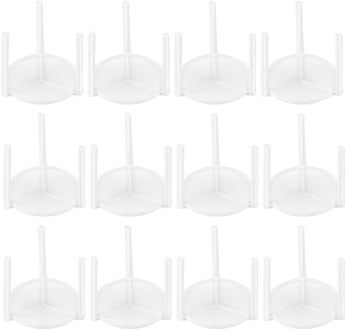 100 Stuks Pizza Tripods voor het Vervoeren en Ondersteunen van Pizza Dozen - Ideaal voor Pizza Verpakking en Presentatie