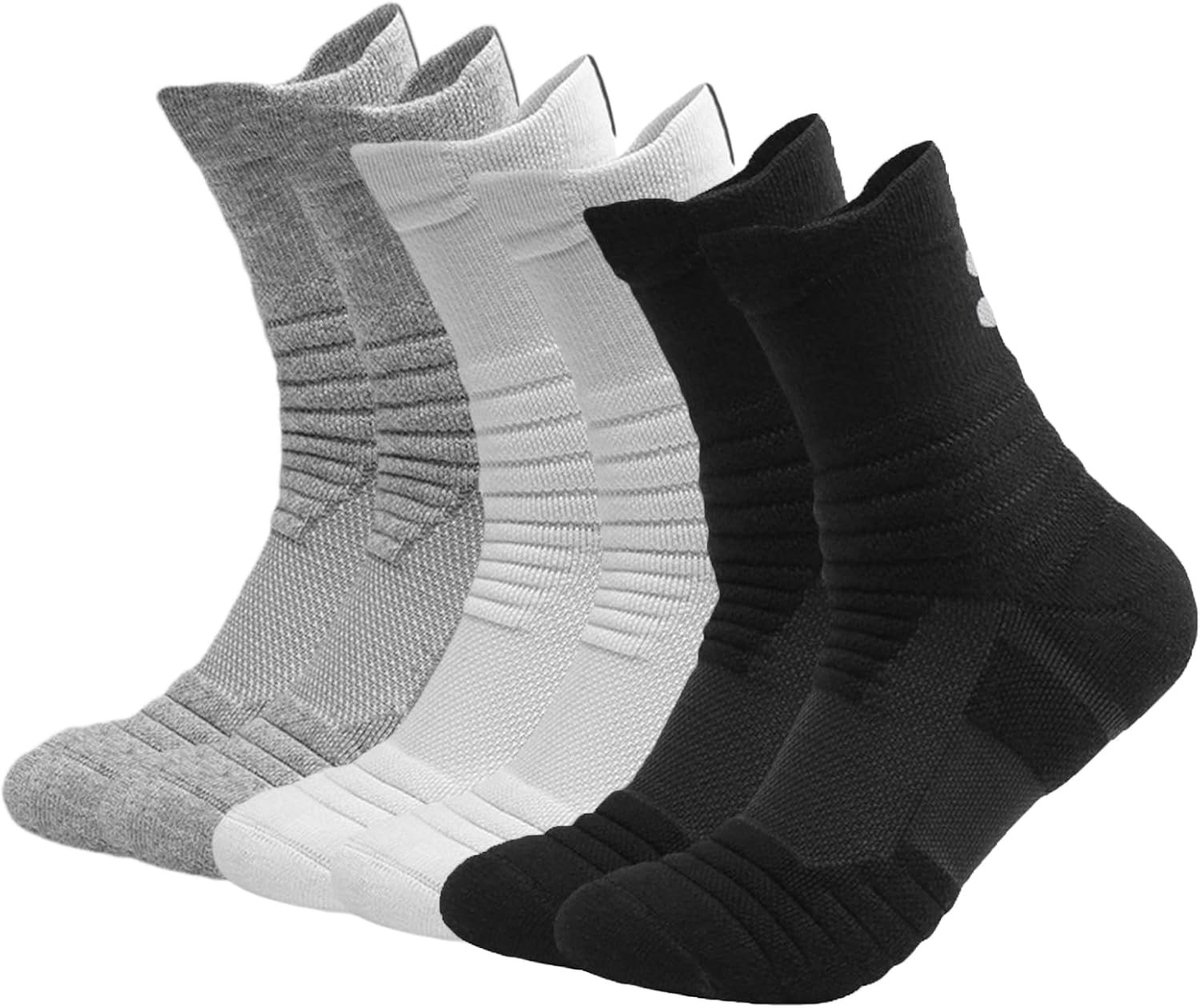 Enkelsokken voor Heren - Crew Sokken - Ademend Katoen - Casual Sneakersokken voor Dames